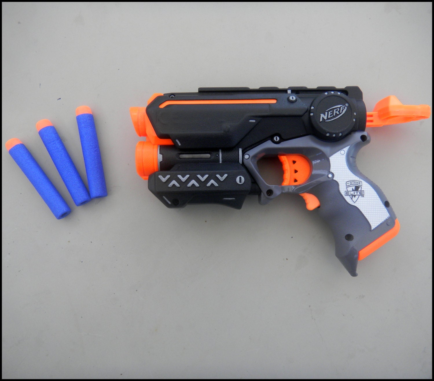 Nerf rapidstrike custom gun by Propsbuilder on Etsy