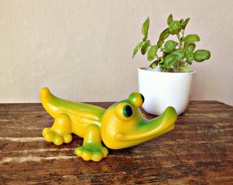 Soviet rubber toy, Crocodile toy, Vintage toys, Vintage rubber doll, USSR toys, Collectible toys, Outdoor toys, Sandbox toys, Bath toys