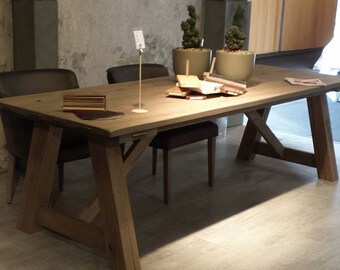 Rustic Style Dining Table And One Benche 6x3quality Reclaimed Timber Rustic Style Dining Table And One Benche 6x3quality Reclaimed Timber
