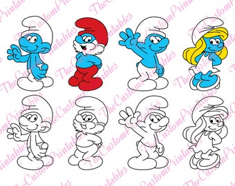 Smurf | Etsy