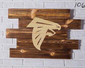 Atlanta Falcons Wood Sign Atlanta Falcons Wall art Atlanta Falcons Gift Atlanta Falcons Birthday Atlanta Falcons Party wooden