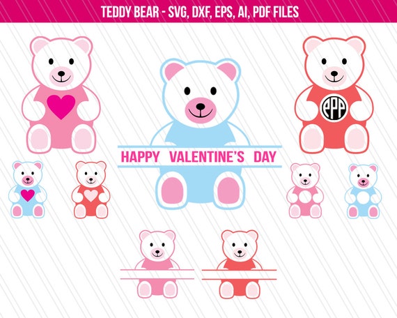 Download Teddy bear SVG valentine's day svg teddy bear for kids