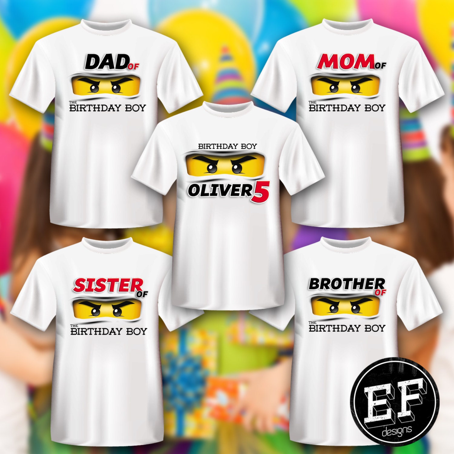 ninjago birthday shirts