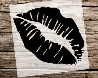 Lips Stencil | Kiss Stencil | Reusable Stencils | Ready to use | Custom Stencil | Custom Stencils | Get Ready to Paint! |