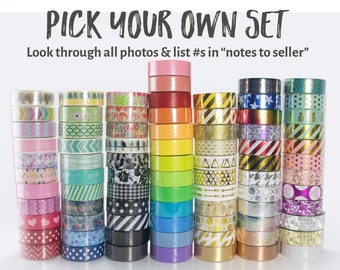 Washi Tape Set - Pick Your Own