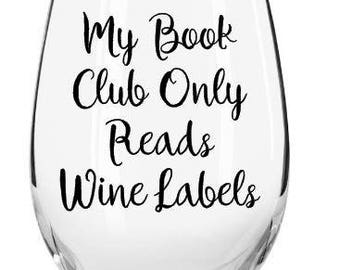 my book club reads wine labels shirt