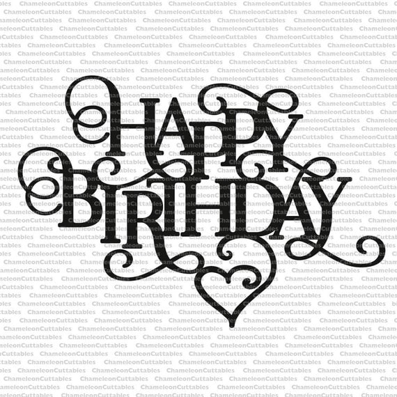 Free Free Happy Birthday Free Svg File 774 SVG PNG EPS DXF File