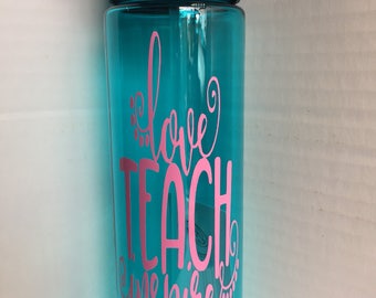 Teacher water bottle