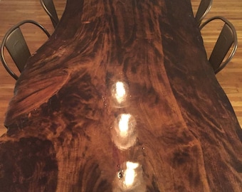 Custom Live Edge Slab Dining Tables, Coffee Tables or Confrence Room Tables