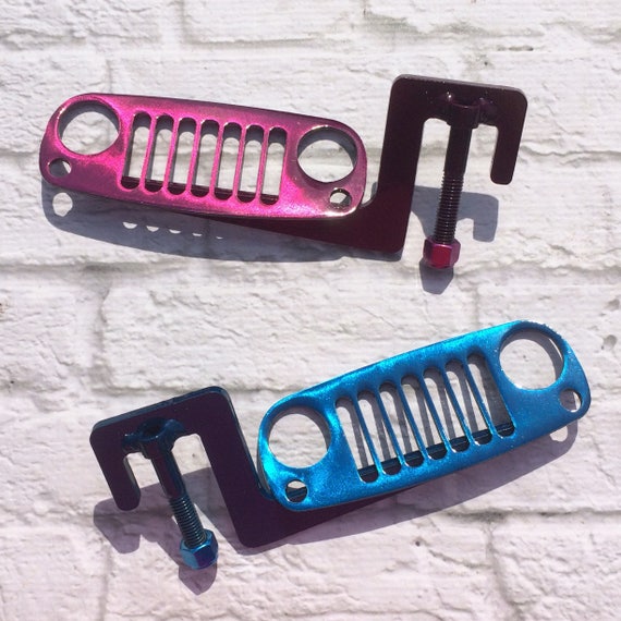 Colors CJ YJ TJ or J.K Jeep Grill foot pegs