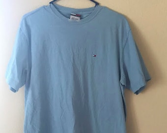 Light blue tommy hilfiger vintage tee
