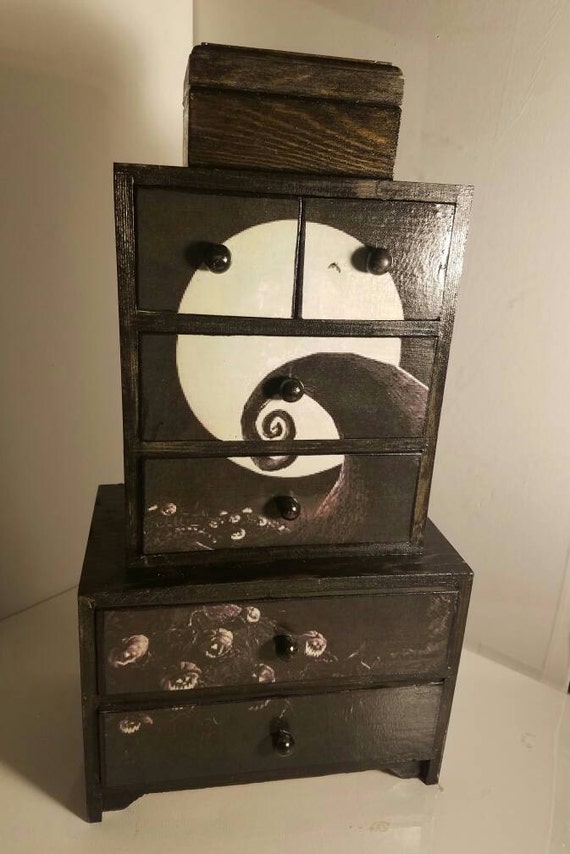 Nightmare Before Christmas Jewelry Box 16 by ThatRottenBirch