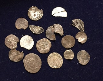 Large collection of Medieval hammered coins (Henry VIII coin included) all British found metal detecting