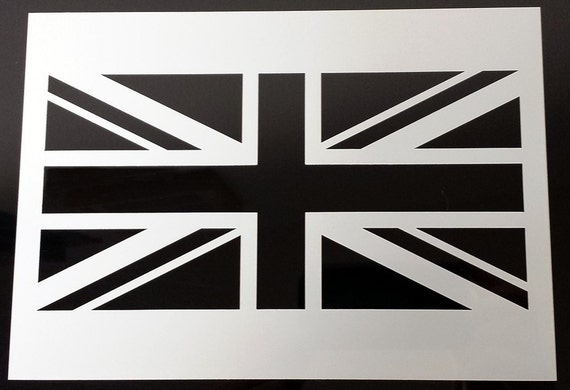 British Flag Stencil Make Your Own Union by LaserCraftDesignUK