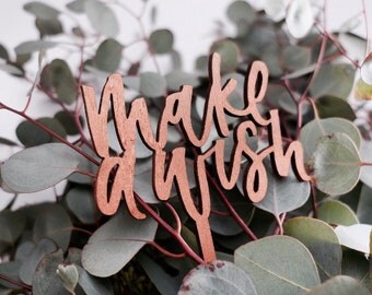 Make a Wish Cake Topper
