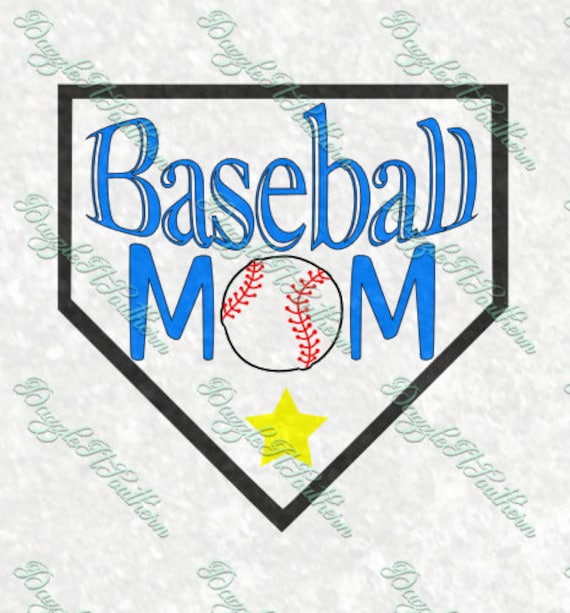Download Baseball Mom ball base home plate diamond SVG PNG dxf EPS