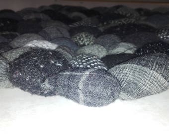 101 peeble rug - soft felt stone carpet / felted peeble carpet - super soft / home decor/ stone rug/ custom size and shape/rock carpet