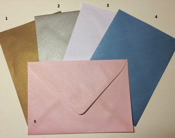 Soft coloured envelopes