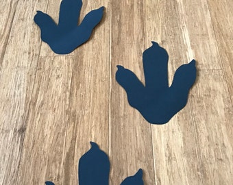 Dinosaur foot print, dinosaur feet print, dinosaur birthday decorations, dinosaur birthday party, fossils, dinosaur party, Dino party, dino