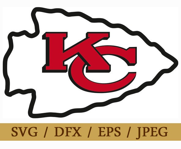 Download Kansas City Chiefs Layered SVG Dxf PNG EPS Logo Vector File | Etsy