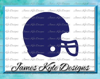 Football Helmet SVG, Football SVG, Helmet SVG, Football Cut Files, Cricut Cutting Files, Silhouette Cut Files, Svg Files
