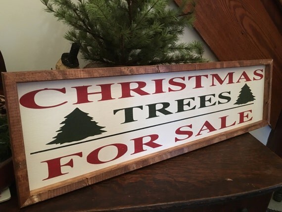 Christmas Tree Sign Christmas Sign Christmas Decoration