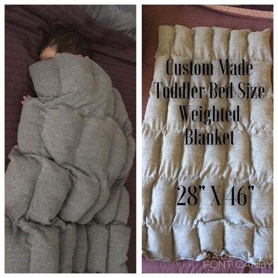 Toddler Bed Size Weighted Blanket Custom Made To Order