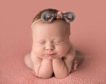 Baby Bows - Baby Headbands - Toddler Knot Headbands - Nylon Headband - Fabric Bows - Baby Shower Gift - Infant Newborn Headband - Hair Bows