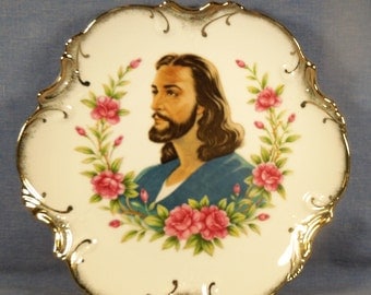 Beautiful Decorative Dish with image of Jesus