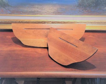 WALL SCONCE SHELVES, Wood Wall Shelf Pair, Wood Sconce Shelves, Wood Shelves, Rustic Wall Shelves Sconces, Rustic Wood Wall Shelves