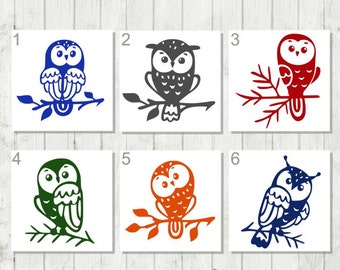 Owl Decal - Owl Car Decal - Owl Laptop Decal - Owl Tumbler Decal - Owl Yeti Decal - Bird Lover Decal - Owl Sticker - Owl Lover Gift - Owl