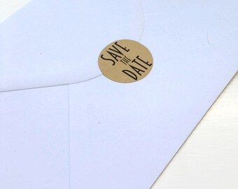 24 x Save the date stickers, Engagement stickers, Save the date labels, Envelope seals, Save the date labels 056