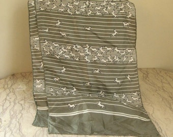 vintage silk scarf