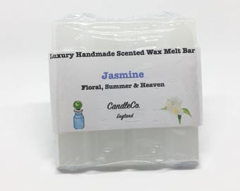 Highly Scented Jasmine Wax Melts | Wax Melts | Scented Wax Melts | Gift for Her | 30g Bar