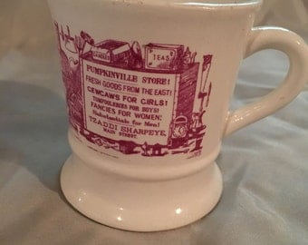 Vintage Norleans Pumpkinville Shaving Mug