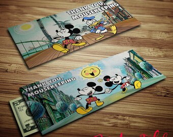 Mickey Shorts Mousekeeping Envelopes - Printables
