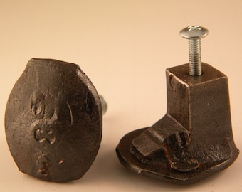 Railroad Spike Knobs