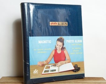 70's Vintage Photo Album Magnetic -Brand New Never Opened-Atlantic Binders-Made in Japan-Vintage Photo Album-New
