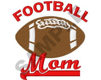 Football Mom - Machine Embroidery Design