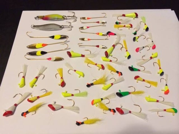 50 Lockett Shad Darts & Flutter Spoons Fishing Lures