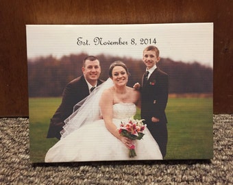 Personalized Wedding Photo