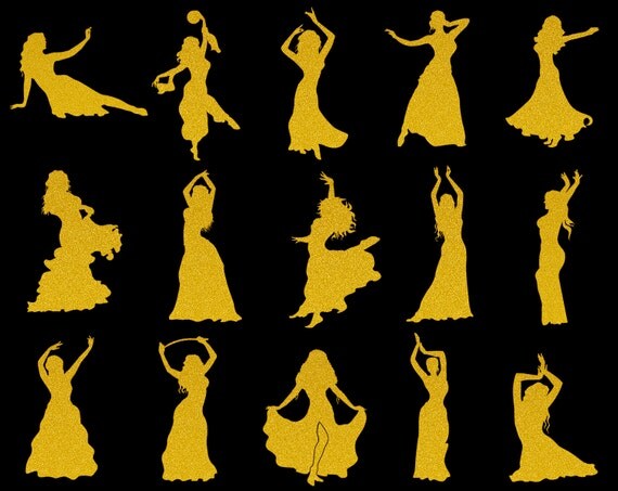 SVG silhouette belly dancer Silhouette cameo cricut PNG