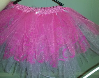Items similar to Black and Pink Tutu Dress on Etsy