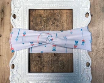Infant/Toddler Arrow Handmade Twist Turban Headband