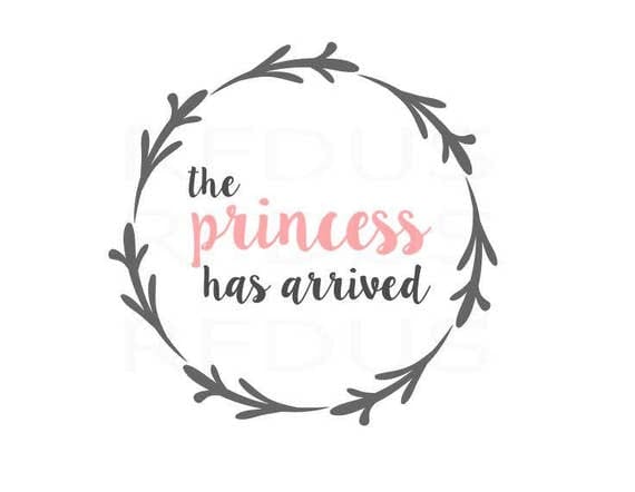 Download The Princess has arrived svg Hello World svg baby svg