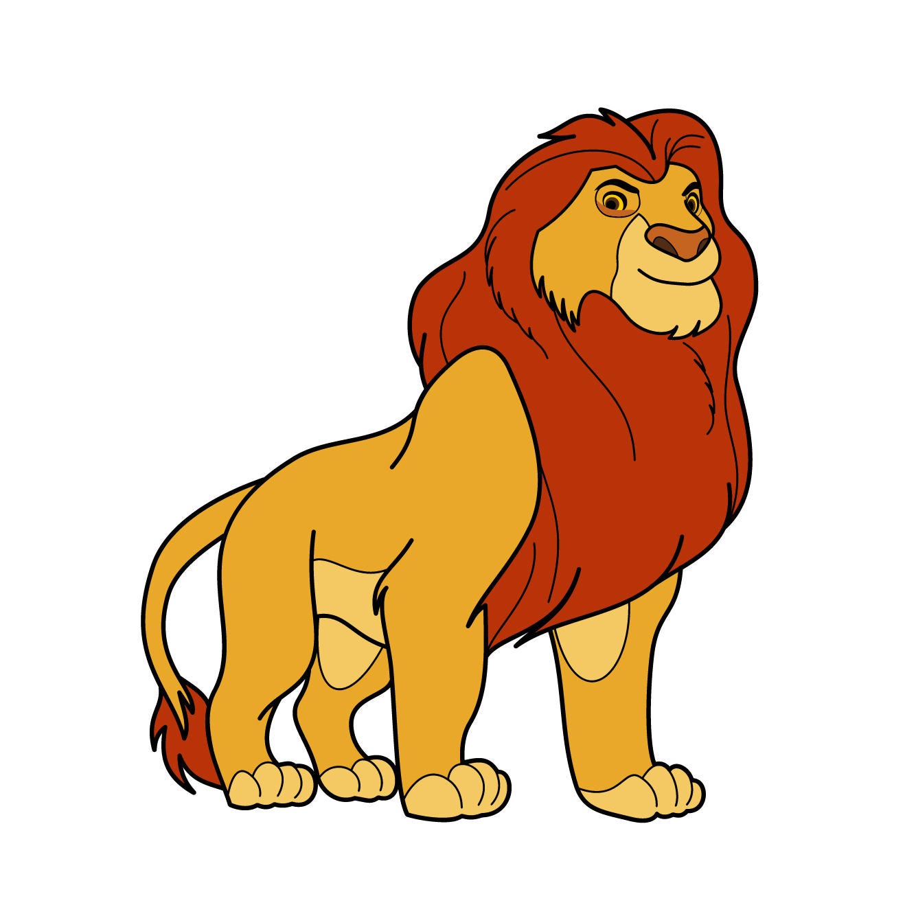 Lion King SVG Lion King clipart Simba SVG Mufasa svg