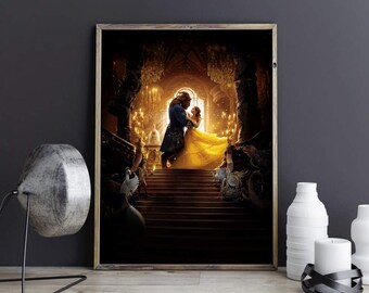 Beauty and the Beast Emma Watson Belle Disney Princess Princess Belle Belle and Beast Belle Poster Disney Poster Disney Print Disney Photo