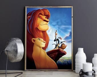 The Lion King Art Lion King Wall Art Lion King Wall Decor Lion King Photo Lion King Print Lion King Poster Walt Disney Poster Disney Print