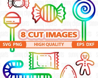 Lollipop Svg, Lollipop Clipart, Candy Svg, Candy Clipart, Bubble Gum, Sugar Cookies, Silhouette Cameo Files, Cuttable Files, Svg Downloads