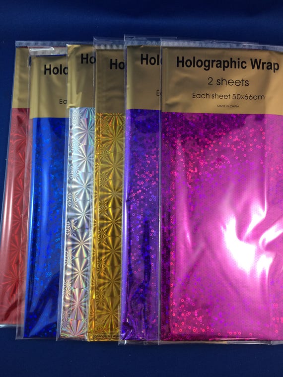 new-holographic-foil-sheets-2-pack-50-x66cm-scrap-booking